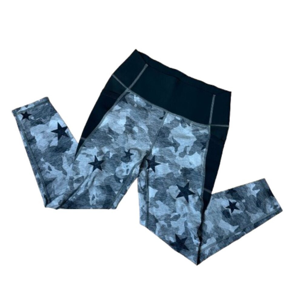 GAP FIT Sculpt Revolution Star Camo Print Leggings Size Medium